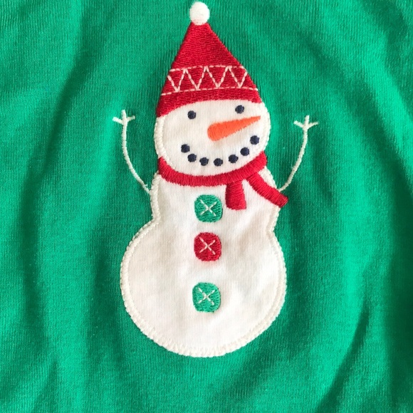 ⛄️ Gymboree Snowman Pajamas Size 4 ⛄️ - Picture 2 of 7